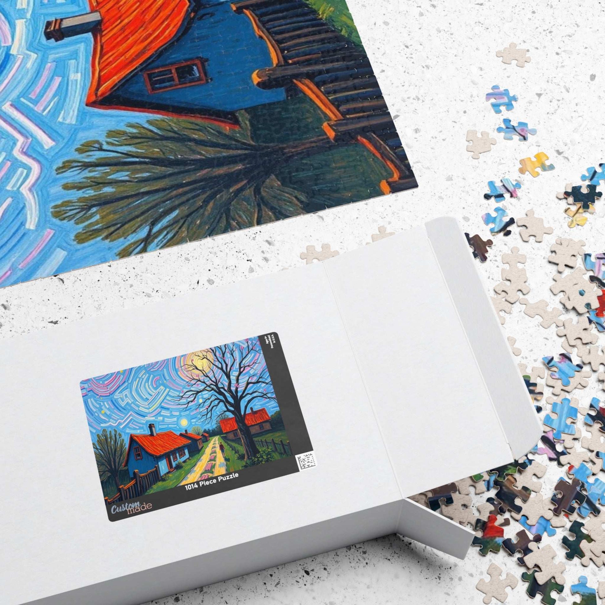 Vibrant Landscape Puzzle, Challenging Jigsaw Game, Stress Relief Activity, Family Game Night, Frameable Puzzle Artwork, Gift for Art Lovers Puzzle The Puzzle Chest