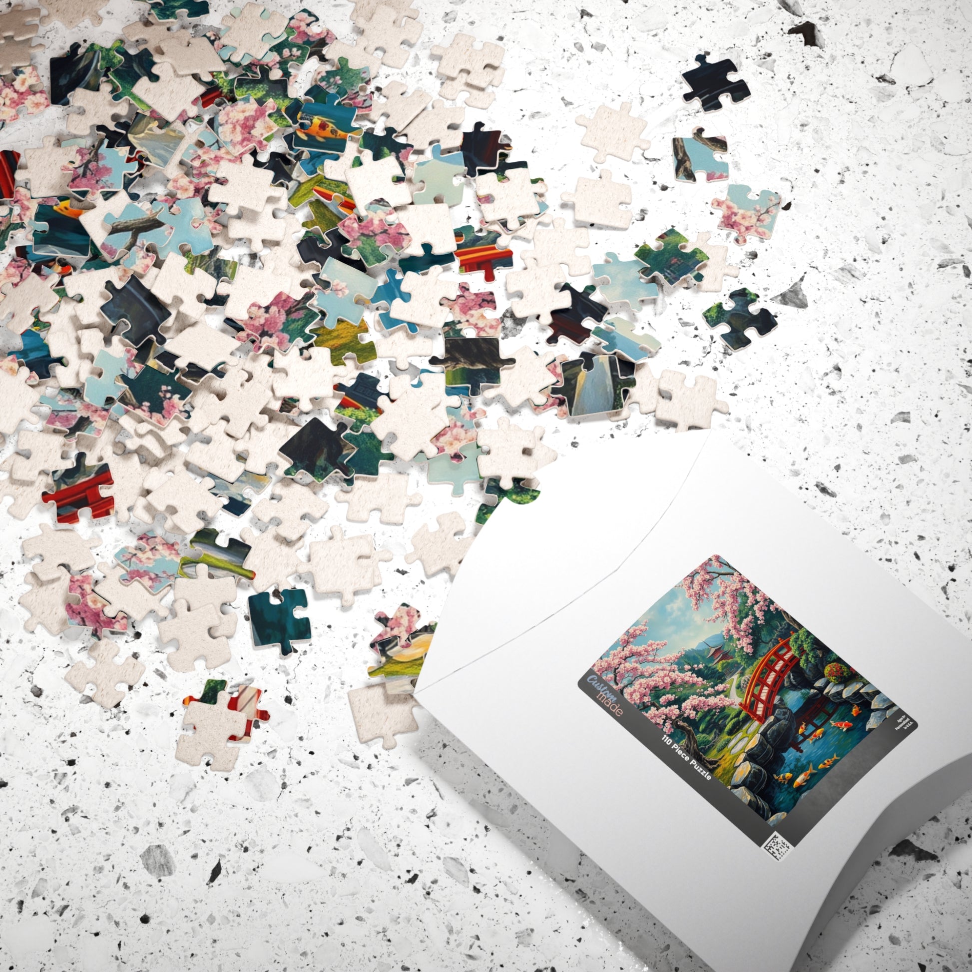 Serene Garden Puzzle, Relaxing Jigsaw for Nature Lovers, Unique Gift for Home, Mindfulness Activity, 1014-piece Puzzle Puzzle The Puzzle Chest