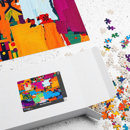 Vibrant Modern Art Puzzle - Colorful Abstract Jigsaw for Family or Solo Fun Puzzle The Puzzle Chest