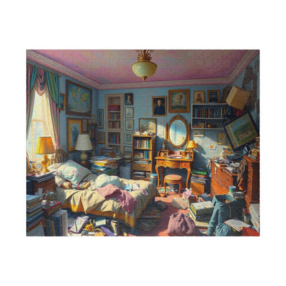 Puzzle, Messy Bedroom Jigsaw, Bedroom Puzzle Game, Bedroom Scene Puzzle, Bedroom Cleanup Puzzle, Bedroom Organization Activity