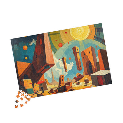 Cosmic Adventure Puzzle, Abstract Art Jigsaw Puzzle Game for Space Lovers Puzzle The Puzzle Chest