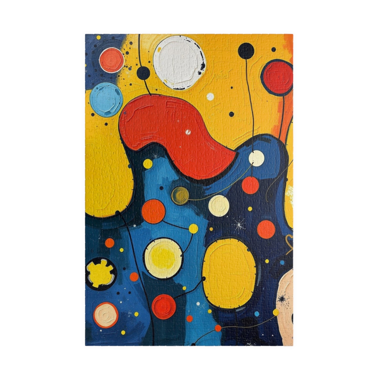 Colorful Abstract Puzzle - Modern Art Jigsaw Game 1014 pcs (Vertical) Puzzle The Puzzle Chest