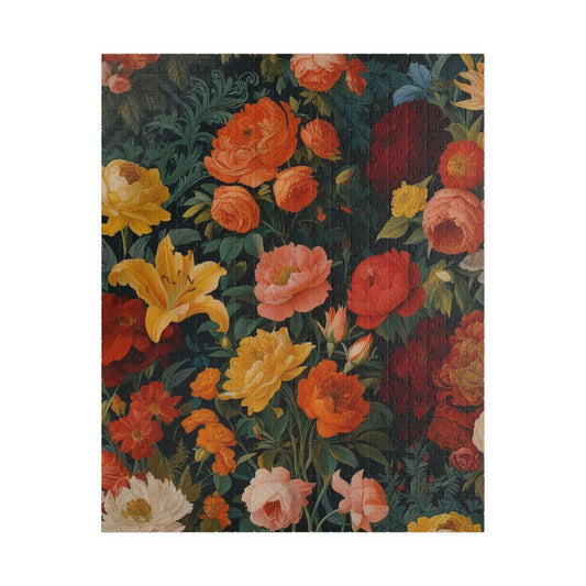 Floral Puzzle Art - A Vibrant 110-1014 Piece Flower Design, Friend Gift for Puzzle Lover, Art Lover, Floral Enthusiasts, Family Game Night 520 pcs (Vertical) Puzzle The Puzzle Chest