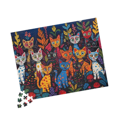 Kitten Kingdom Puzzle - Cat Jigsaw Game for Animal Lovers and Feline Owners 520 pcs (Horizontal) Puzzle The Puzzle Chest