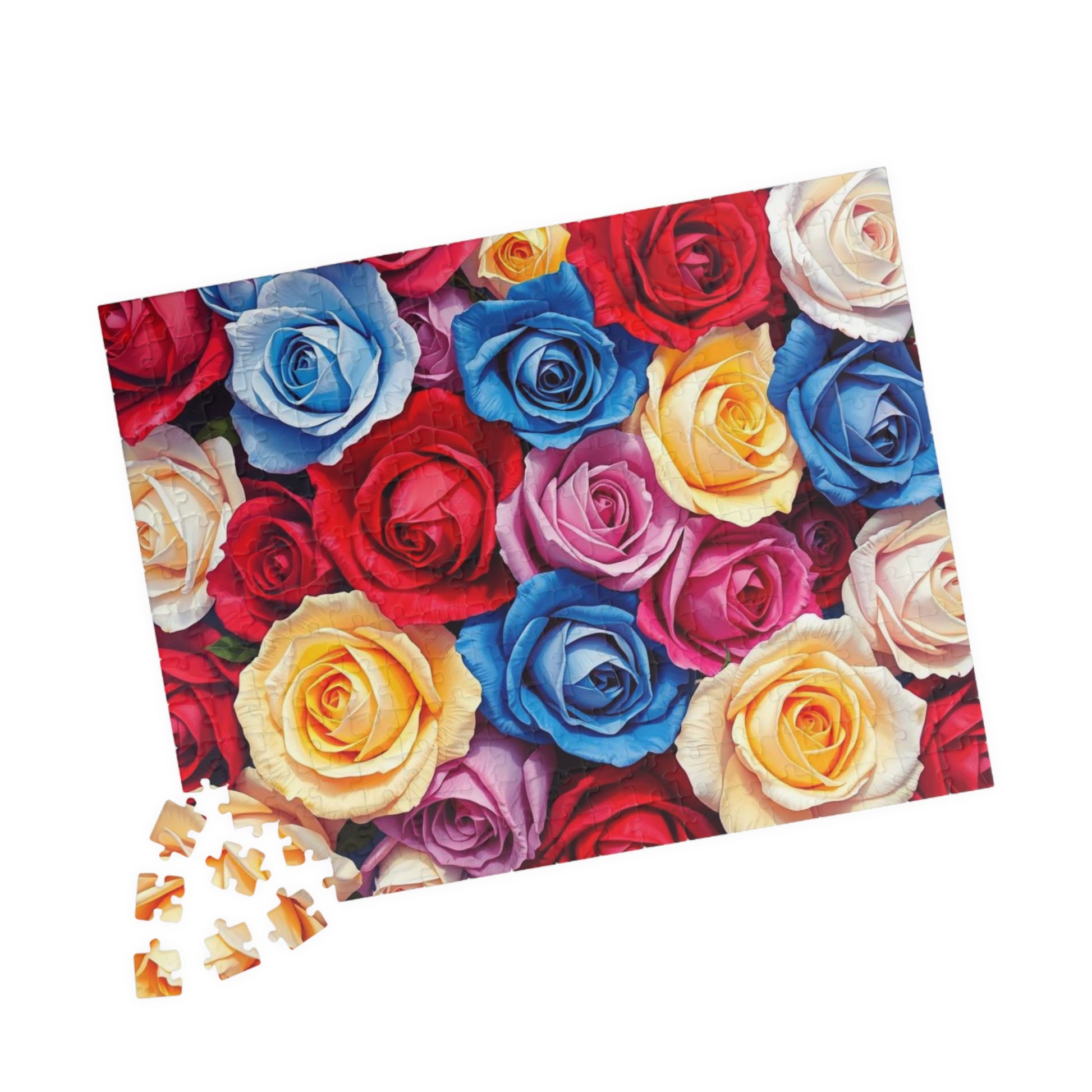Beautiful Floral Rose Puzzle 1000 Piece Jigsaw Puzzle for Adults Perfect Gift for Family Bonding, Game Night, Flower Lovers, Mental Exercise Puzzle The Puzzle Chest