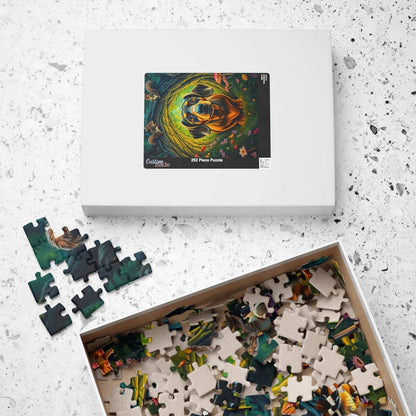 Dachshund Forest Adventure Puzzle, Animal Jigsaw Game for Adults, Dog Lover Gift for Friends, Cozy Night Activity, Mindfulness Family Fun Puzzle The Puzzle Chest