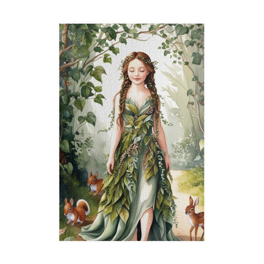 Whimsical Forest Nymph Puzzle, Mythical Creature Jigsaw Game, Best Unique Gift for Puzzle Lover Hobbyist, Fun Family Activity, Mindfulness