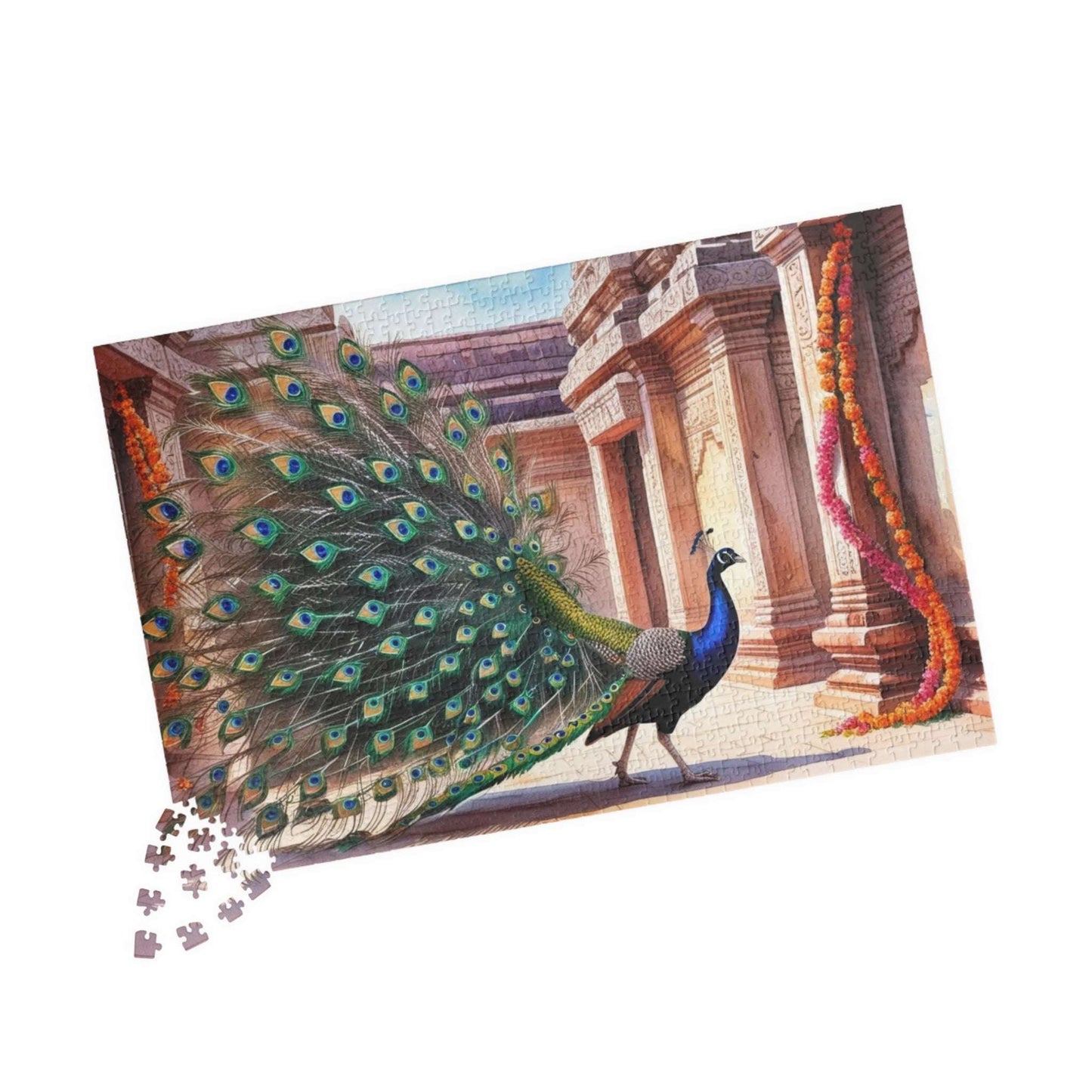 Peacock Jigsaw Puzzle - 110, 252, 520, 1014-Piece, Holiday or Birthday Gift for Animal Puzzle Lovers Puzzle The Puzzle Chest