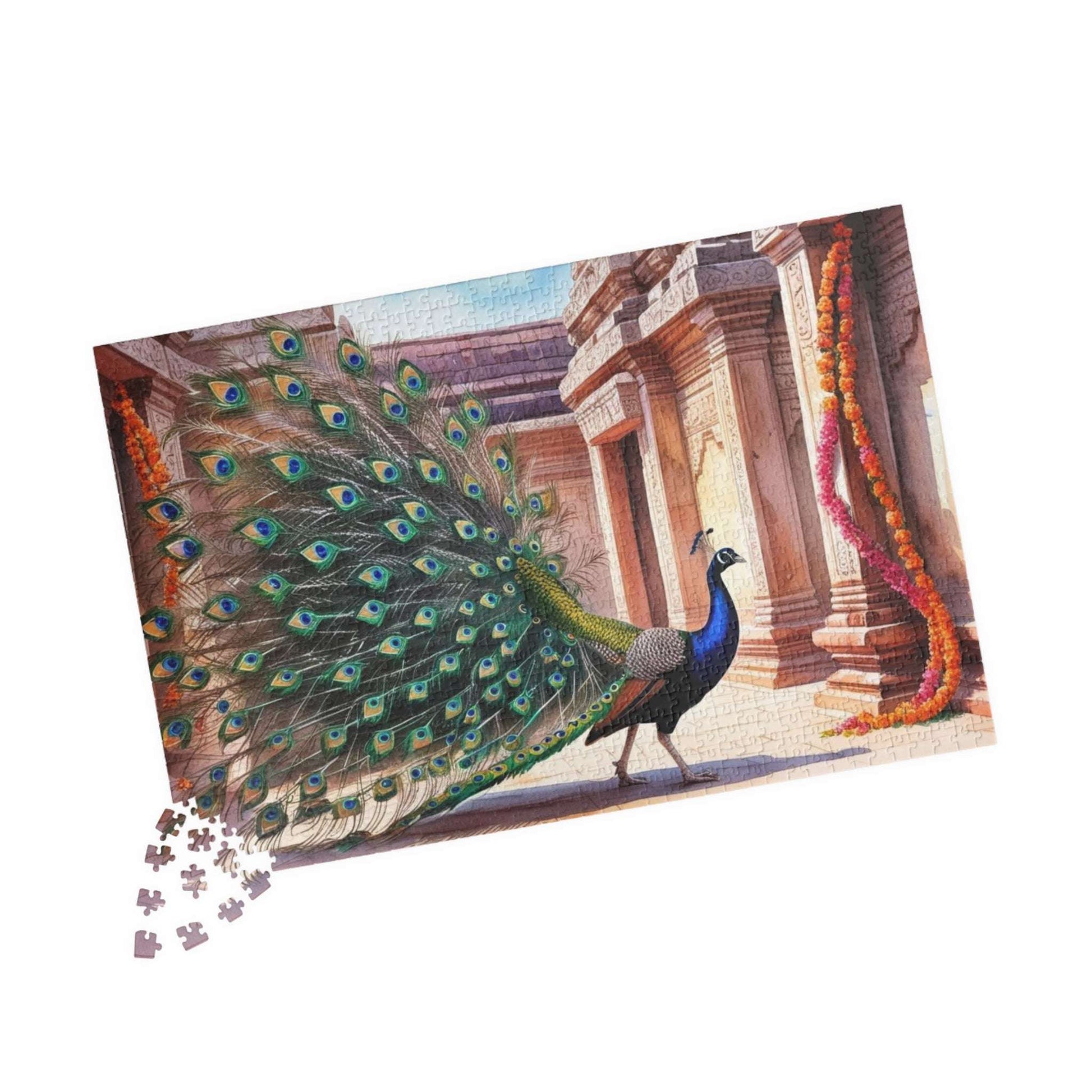 Peacock Jigsaw Puzzle - 110, 252, 520, 1014-Piece, Holiday or Birthday Gift for Animal Puzzle Lovers Puzzle The Puzzle Chest