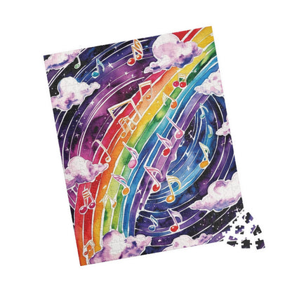 Musical Galaxy Puzzle, Music Nebula Trippy Jigsaw, Music Lover Unique Gift Idea, Mindfulness Activity, Relaxing Hobby, Family Entertainment Puzzle The Puzzle Chest