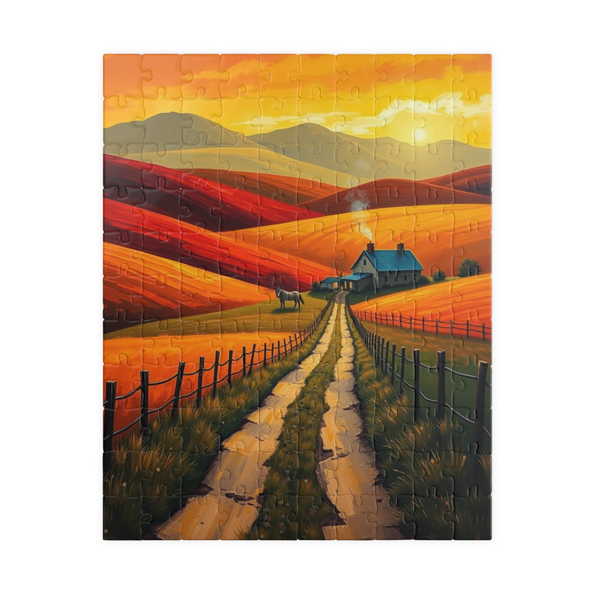 Scenic Landscape Puzzle, Relaxation Jigsaw Game, Fun Family Activity, Gift for Puzzle Lovers, Home Decor, 110-1014 pieces 110 pcs (Vertical) Puzzle The Puzzle Chest