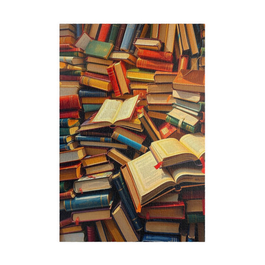 Book Lover's Jigsaw Puzzle Fun - Chaotic Collage, Ideal for Cozy Home Activity, Family Bonding Time Brain Teaser, Gift for Readers 1014 pcs (Vertical) Puzzle The Puzzle Chest