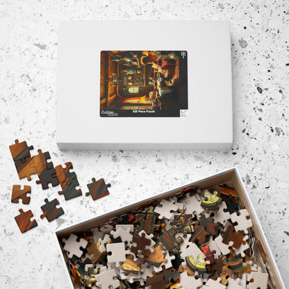Steampunk Cozy Home Puzzle - 110, 252, 520, 1014-piece, Relaxing Game, Home Decor, Family Activity, Gift for Puzzle Lovers Puzzle The Puzzle Chest