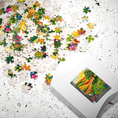 Serene Nature Mosaic Puzzle - 110, 252, 520, 1014-piece, Gift for Nature Lovers, Family Fun Activity Puzzle The Puzzle Chest