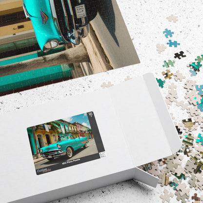 Vintage Car Puzzle - 1957 Convertible Jigsaw Game Puzzle The Puzzle Chest