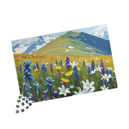 Floral Landscape Puzzle - Nature Themed Jigsaw Game for Adults, Indoor Home Activity, Family or Solo Fun, Best Gift for Puzzle Lover Art Fan Puzzle The Puzzle Chest