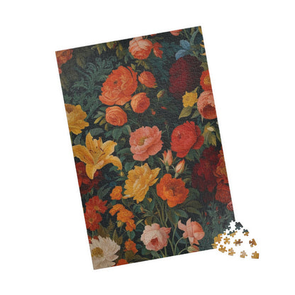 Floral Puzzle Art - A Vibrant 110-1014 Piece Flower Design, Friend Gift for Puzzle Lover, Art Lover, Floral Enthusiasts, Family Game Night Puzzle The Puzzle Chest