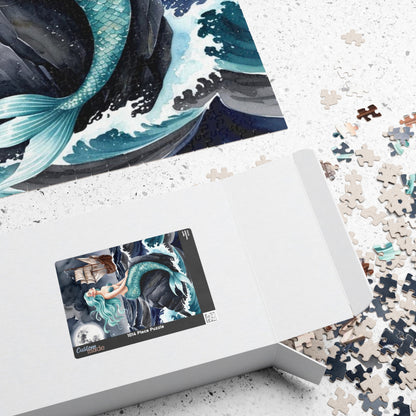 Siren Jigsaw Puzzle, Ocean Themed Mythical Creature, Sea Maiden Puzzle, Game for Fun Family Activity, Bonding and Entertainment, Hobby Puzzle The Puzzle Chest