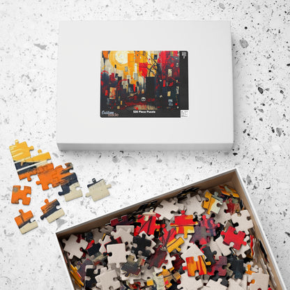 Artistic Abstract Jigsaw Puzzle, Unique Gift for Adult Puzzle Lovers and Art Enthusiasts, Mindfulness Activity, Great for Family Game Night Puzzle The Puzzle Chest