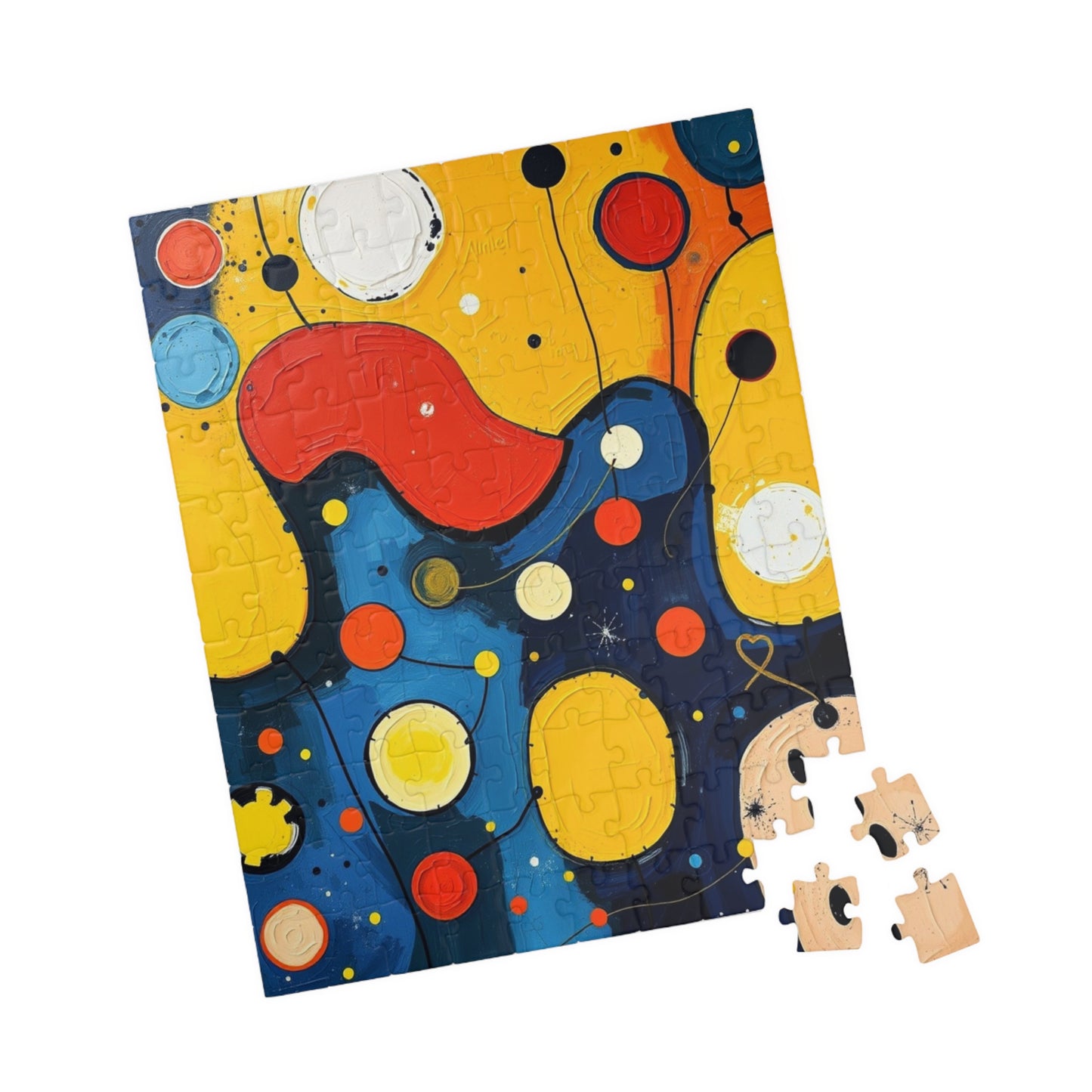 Colorful Abstract Puzzle - Modern Art Jigsaw Game Puzzle The Puzzle Chest