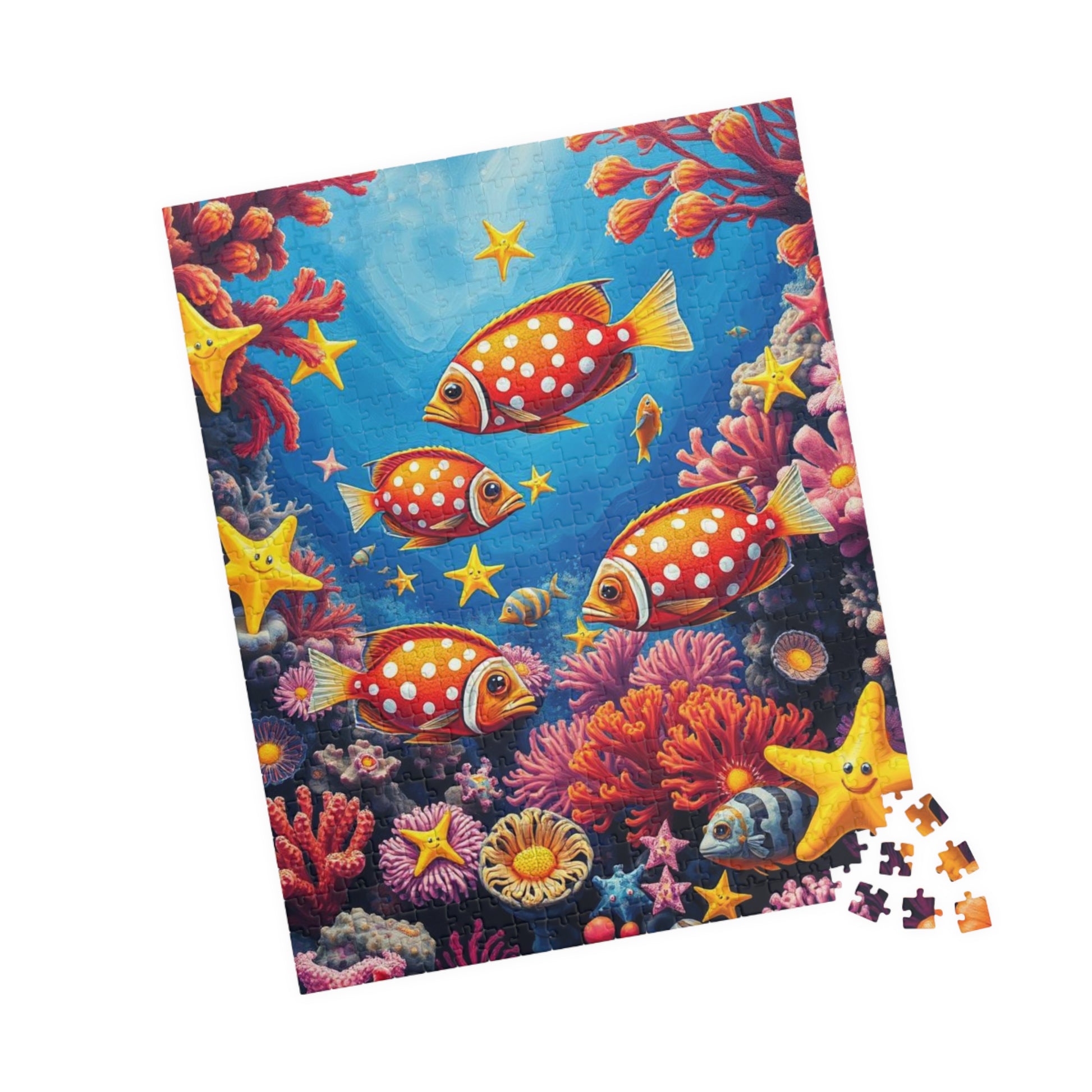 Ocean Puzzle with Tropical Fish, Colorful Underwater Jigsaw Puzzle for Adult, Fun Family Activity, Creative Birthday Holiday Gift for Friend Puzzle The Puzzle Chest