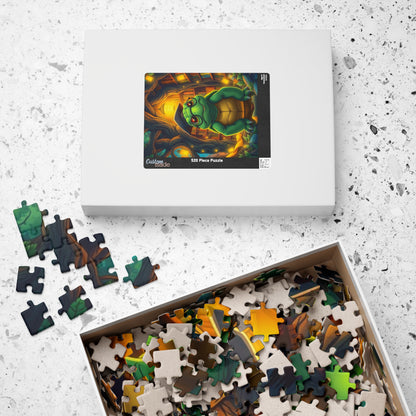 Whimsical Turtle Jigsaw Puzzle, Fun Gift for Adults, Educational Brain Teaser, Perfect for Family Game Night, Home Entertainment Puzzle The Puzzle Chest