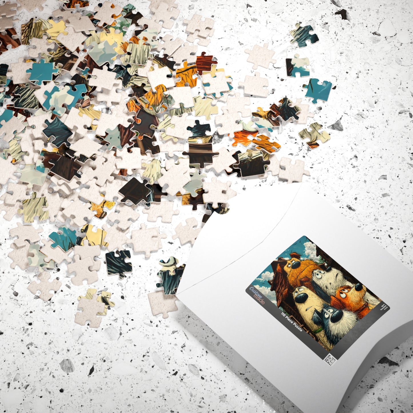 Dog Lovers Puzzle - Animal Themed Jigsaw, Dog Art Game for Fun Family Activity, Gifts, Puzzle for Kids and Adults Puzzle The Puzzle Chest