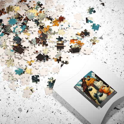 Dog Lovers Puzzle - Animal Themed Jigsaw, Dog Art Game for Fun Family Activity, Gifts, Puzzle for Kids and Adults Puzzle The Puzzle Chest