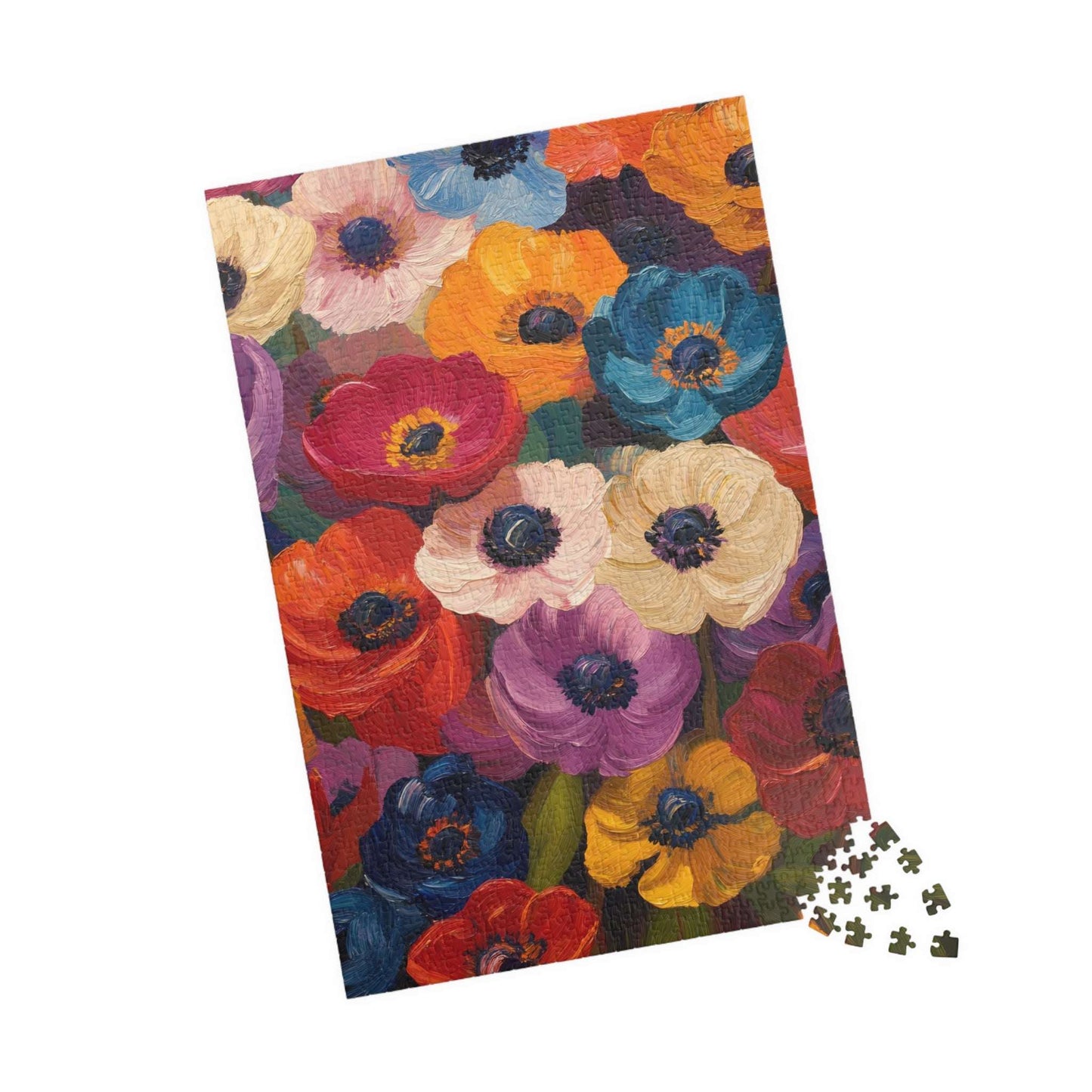 Colorful Anemone Bouquet Puzzle 110-1014-piece | Floral Jigsaw Puzzle