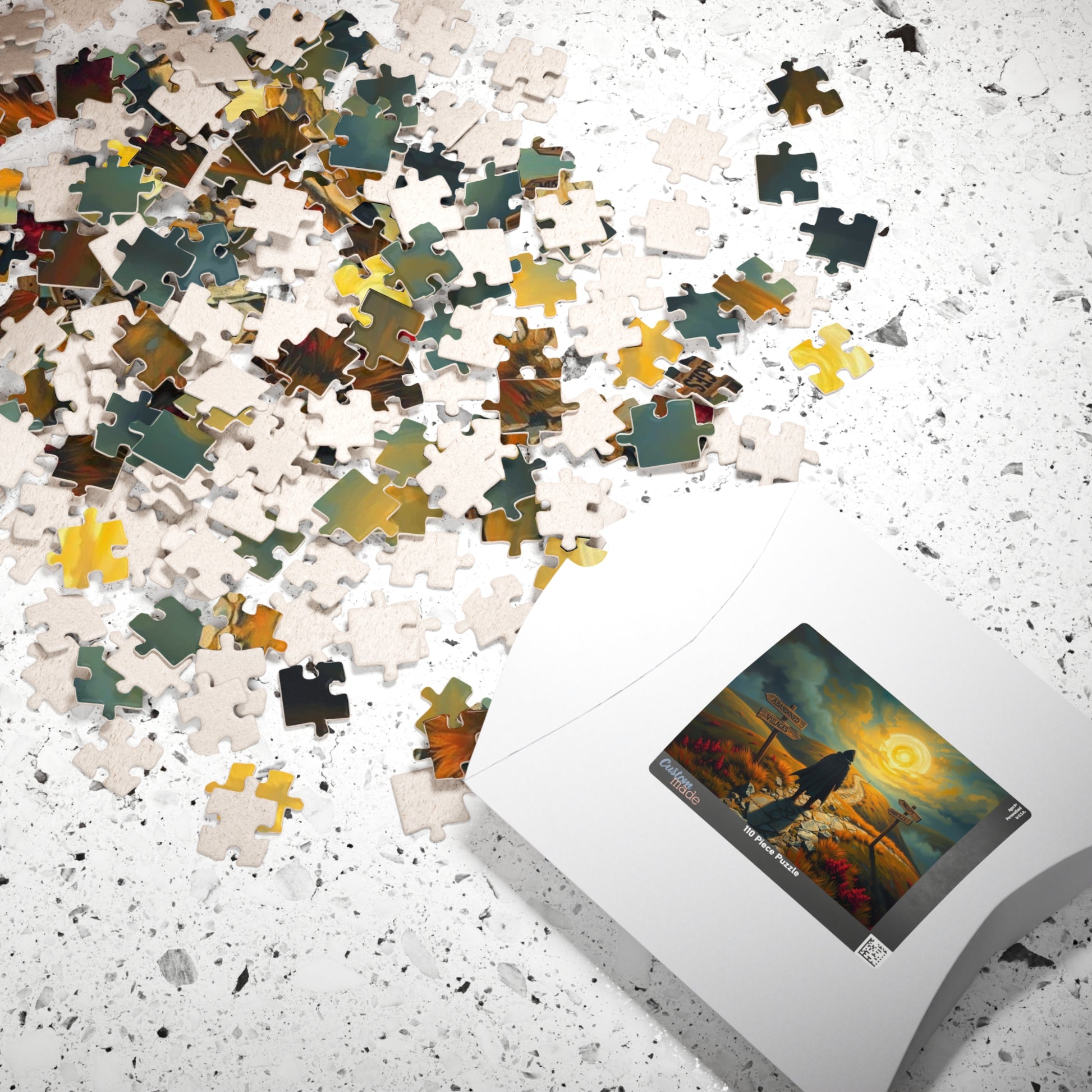 Crossroads of the Forsaken Jigsaw Puzzle, Gothic Puzzle, Mystical Journey Puzzle, Perfect for Game Night, Solo Fun, Gifts, and Home Decor Puzzle The Puzzle Chest