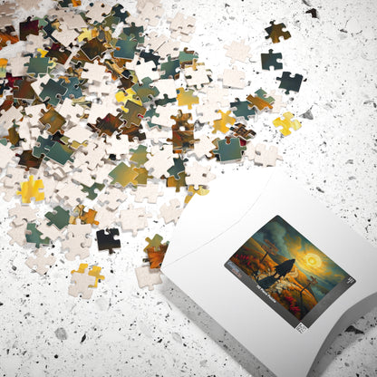 Crossroads of the Forsaken Jigsaw Puzzle, Gothic Puzzle, Mystical Journey Puzzle, Perfect for Game Night, Solo Fun, Gifts, and Home Decor Puzzle The Puzzle Chest