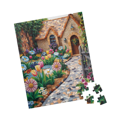 Garden Path Puzzle, 110, 252, 520, 1014-Piece Floral Landscape Jigsaw Game | Relaxing Gift for Puzzle Lovers, Family Activity, Creative Gift Puzzle The Puzzle Chest
