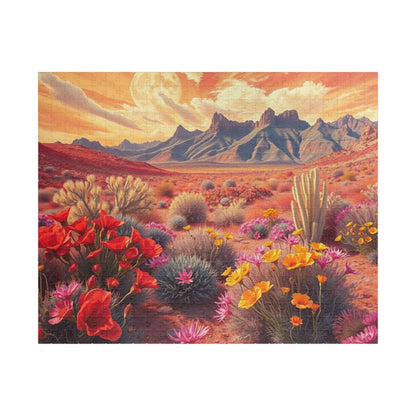 Desert Sunset Puzzle, 110-1014 Piece Landscape Jigsaw Game for Adult, Nature Lover Gift, Art Puzzle for Hobbyist, Family Night or Solo Fun 520 pcs (Horizontal) Puzzle The Puzzle Chest