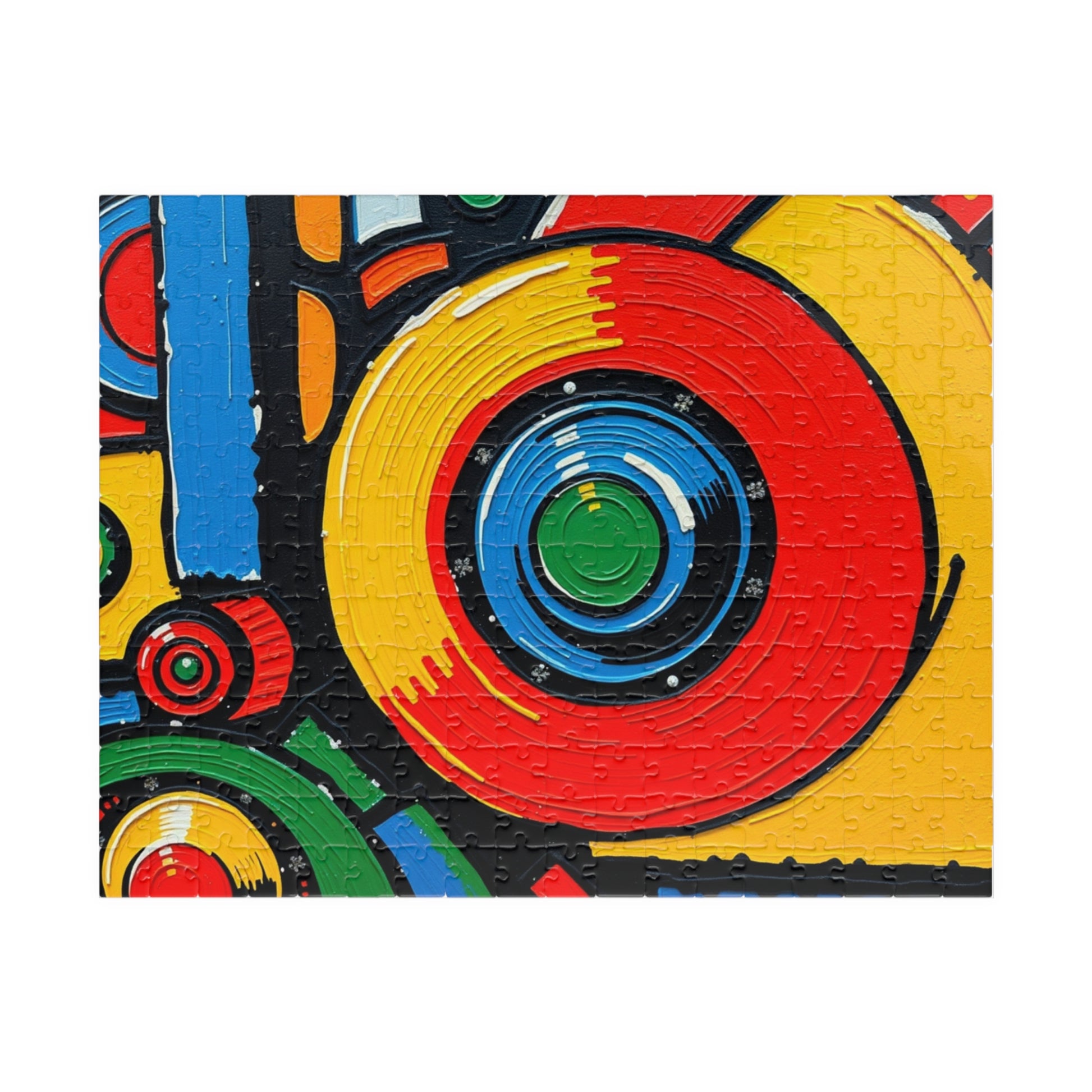 Colorful Abstract Jigsaw Puzzle, 110, 252, 520, 1014-piece, Mindful Fun, Art Lover Gift, Family Activity, Game Night Essential, Brain Teaser 252 pcs (Horizontal) Puzzle The Puzzle Chest