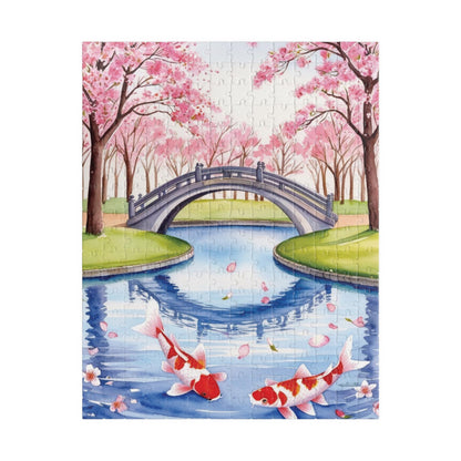 Jigsaw Puzzle, Japanese Cherry Blossom Park, 110 252 520 1014-Piece, Relaxing Hobby Gift, Meditation Activity, Mindfulness DIY Craft, Spring 252 pcs (Vertical) Puzzle The Puzzle Chest