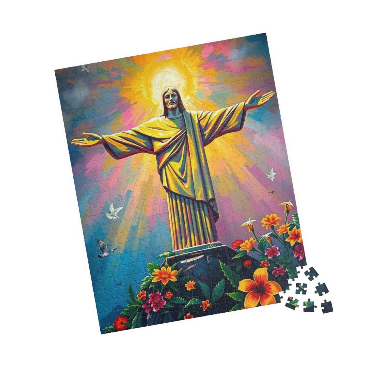 Christ the Redeemer Jigsaw Puzzle - Landmark Rio de Janeiro, Brazil 520 pcs (Vertical) Puzzle The Puzzle Chest