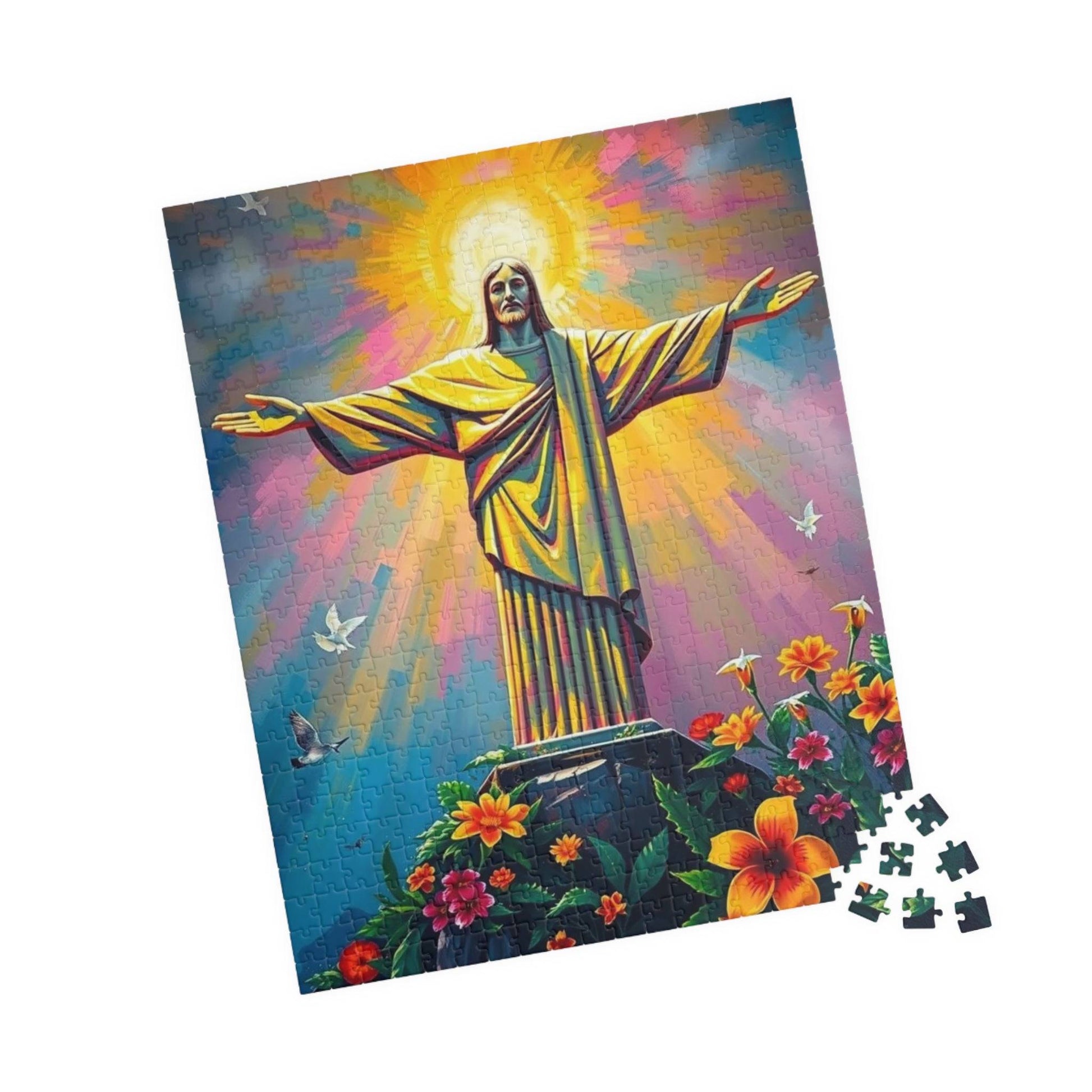 Christ the Redeemer Jigsaw Puzzle - Landmark Rio de Janeiro, Brazil 520 pcs (Vertical) Puzzle The Puzzle Chest