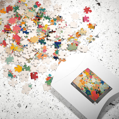 Colorful Abstract Jigsaw Puzzle for Unique Adult Gift Puzzle The Puzzle Chest