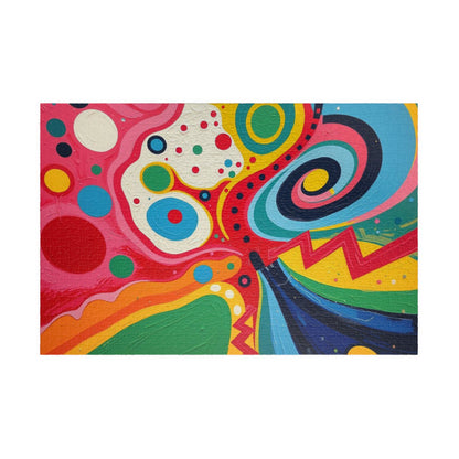 Vibrant Abstract Jigsaw Puzzle for Adult Entertainment 1014 pcs (Horizontal) Puzzle The Puzzle Chest