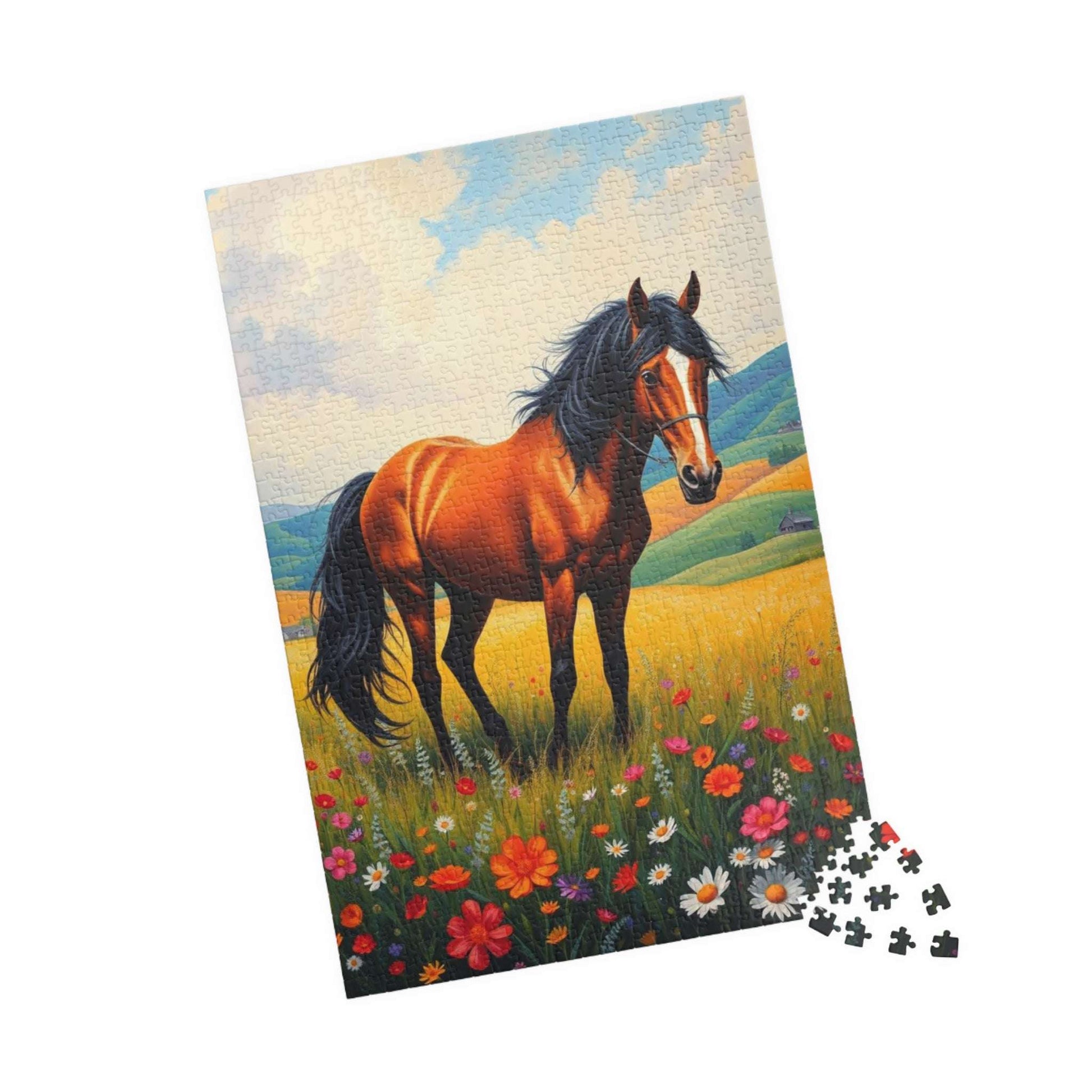 Horse Lover's Puzzle, 110-1014 Piece Equestrian Jigsaw Game, Nature Theme Gift for Animal Enthusiast, Family Fun Mindful Activity, Horse Art Puzzle The Puzzle Chest
