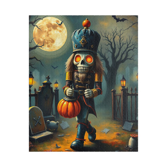 Nutcracker Midnight March - Spooky Halloween Puzzle, 110, 252, 520, 1014-piece Jigsaw Fun Family Activity, Holiday Birthday Gift for Friend