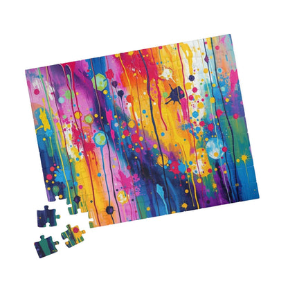 Colorful Abstract Art Jigsaw Puzzle Brain Teaser Puzzle The Puzzle Chest