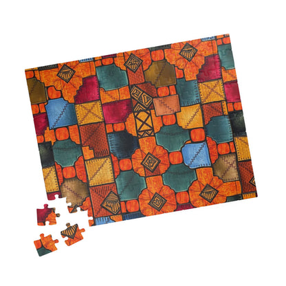 Colorful Geometric Puzzle - Modern Art Jigsaw Game Puzzle The Puzzle Chest