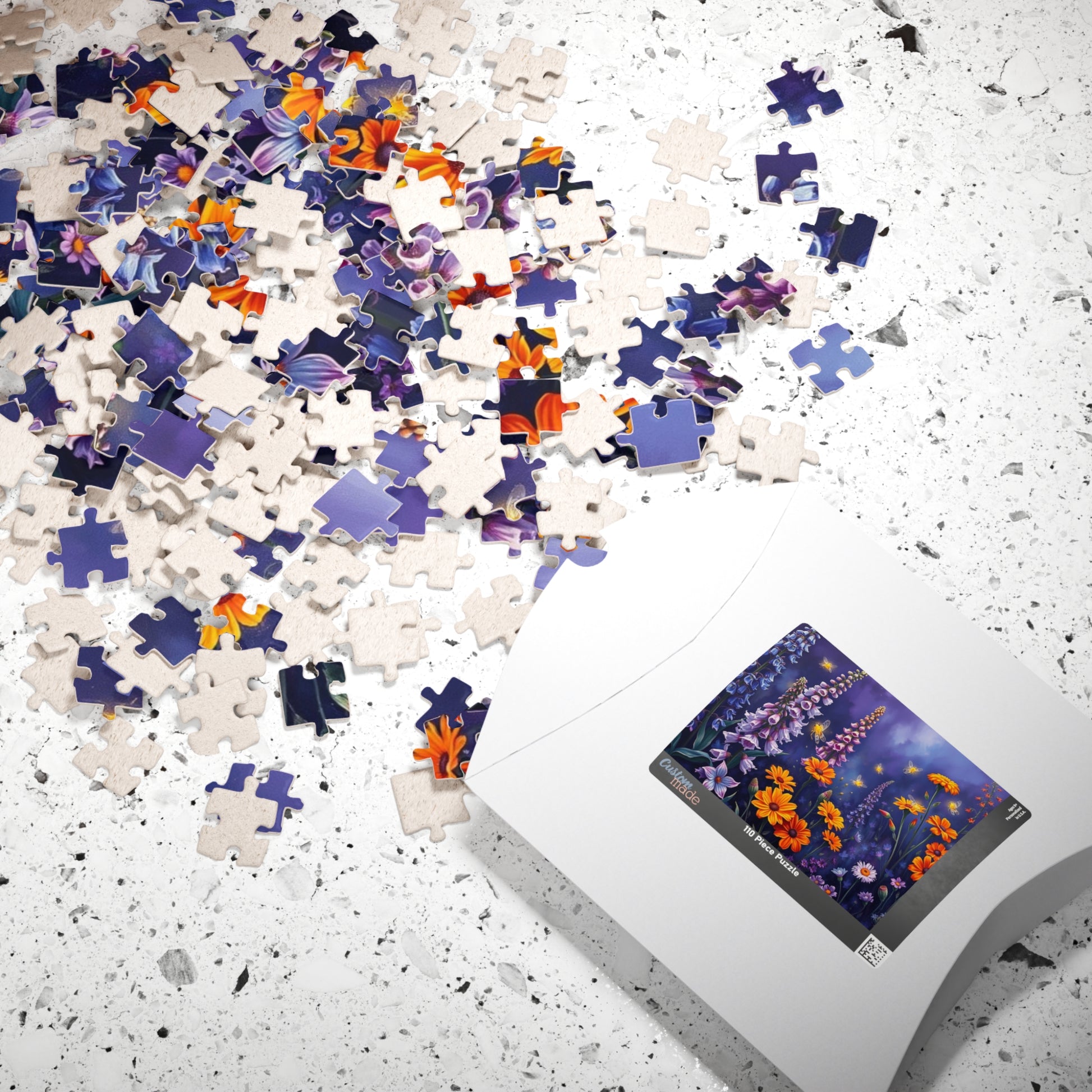 Floral Dreamscape Puzzle: 110-1014 Piece Flower Adult Jigsaw Game, Nature Lovers Gift, Fun Family Game Night, Solo Entertainment, Mindful Puzzle The Puzzle Chest