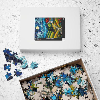 Mosaic Puzzle, Charming Landscape Whimsical Mosaic Tile, Adult Jigsaw Game Toy, Family Fun, Stress Relief Activity, Home Decor, Brain Teaser Puzzle The Puzzle Chest