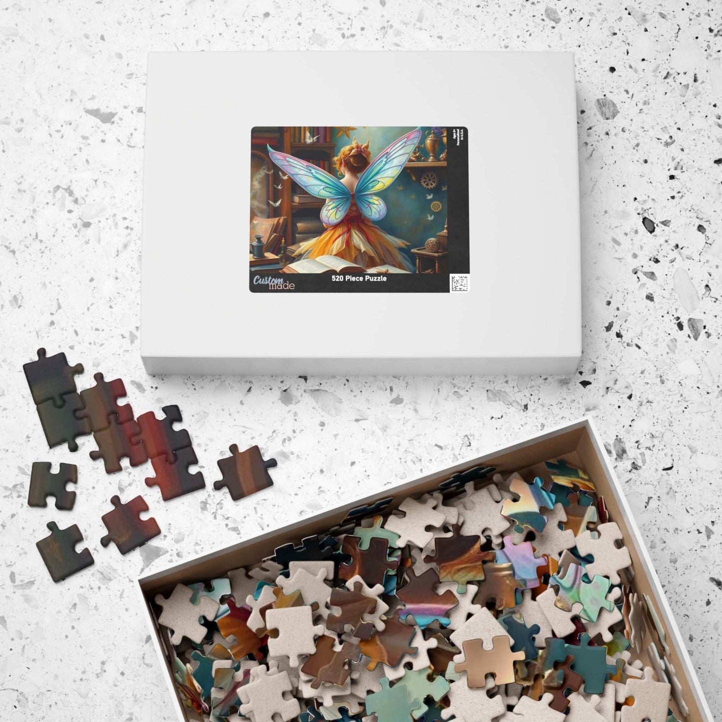 Fairy Steampunk Jigsaw Puzzle, Enchanting Adult Puzzle Lover Gift for Solo Fun or Family Activity, Birthday Holiday Gift Idea, Brain Teaser Puzzle The Puzzle Chest