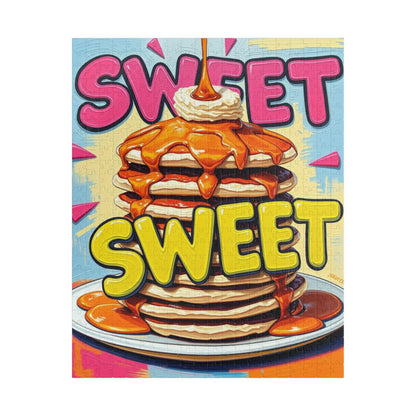 Sweet Pancake Puzzle - Pop Art Jigsaw Game, Fun Family Activity, Perfect for Breakfast Lovers, Game Night, Gift for Foodies, 110-1014 pieces Puzzle The Puzzle Chest