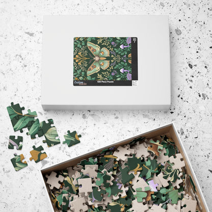 Vintage Butterfly Jigsaw Puzzle, 110-1014 Piece Blossoms and Vines Floral Artwork Jigsaw, Fun Family Activity, Unique Hobby Gift, Relaxing