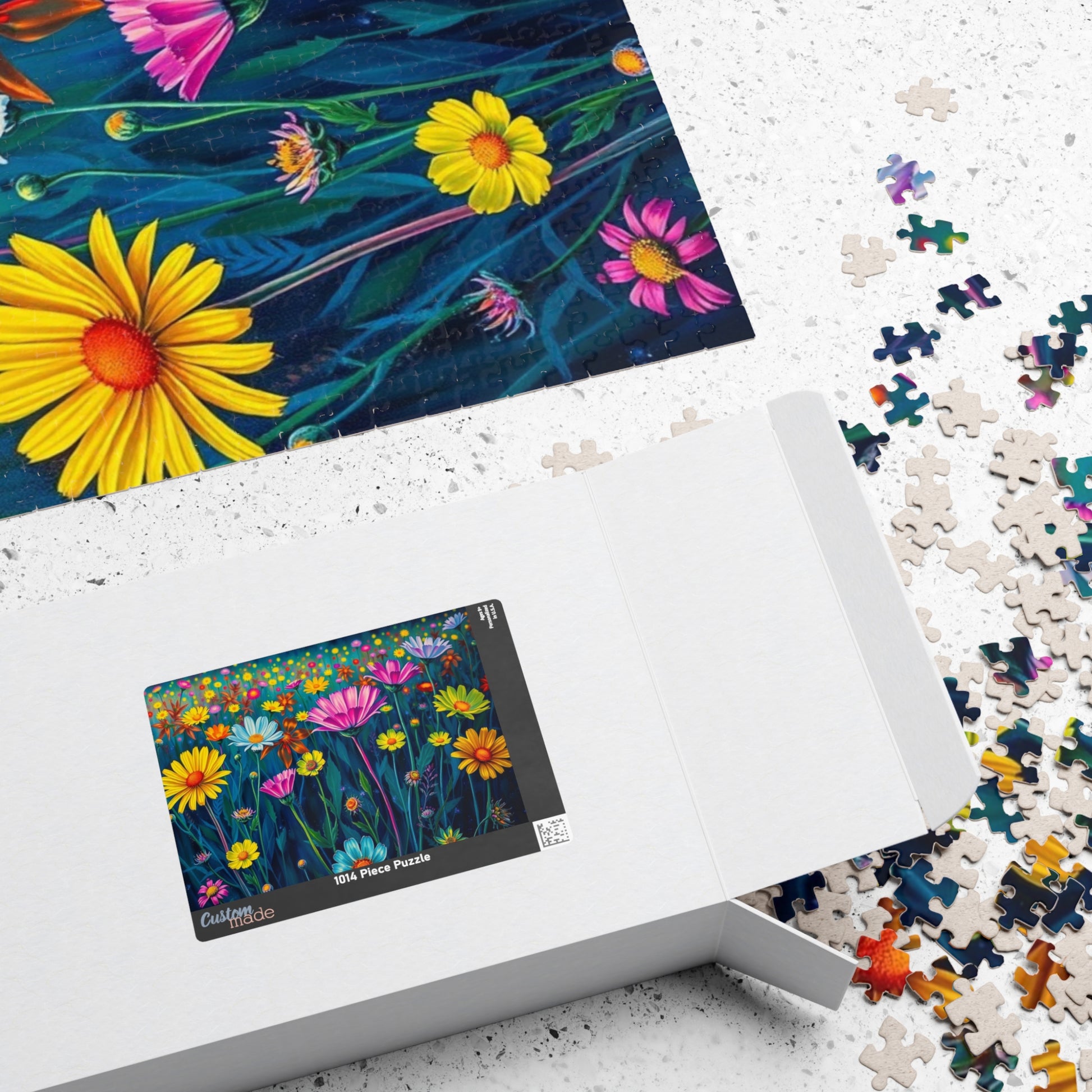 Vibrant Floral Jigsaw Puzzle | 110-1014 Piece Flower Game | Perfect for Nature Lover, Family or Solo Activity, Best Gift Idea, Puzzle Night Puzzle The Puzzle Chest