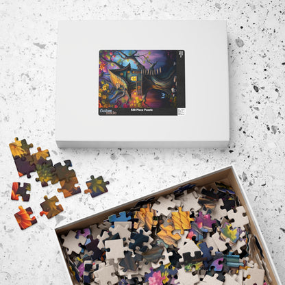 Charming Treehouse Jigsaw Puzzle for Adults, Puzzle Lover Holiday or Birthday Gift for Friends, Mindfulness Activity, Entertaining Pastime Puzzle The Puzzle Chest
